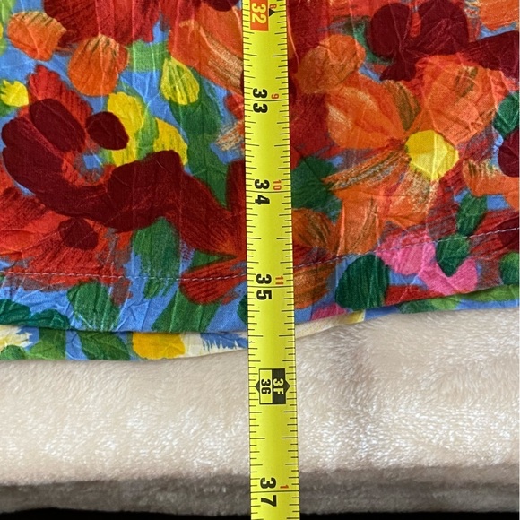 JAMS WORLD / VTG Multi Colored Floral Sleeveless Dress Size 9 - Picture 9 of 10